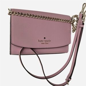 KATE SPADE Leather Cameron Lavender Crossbody Purse